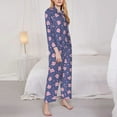 thumbnail image 3 of Sikiie Cute Pig Women's Long-Sleeve Shirt and Full-Length Bottom Pajama Set (s-xxl)-XX-Large, 3 of 7