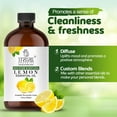 thumbnail image 3 of TRATAK ORGANICS Lemon Essential Oil 4 oz, Pure & Undiluted for Aromatherapy, Diffusers (Pack of 2), 3 of 8