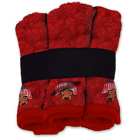 NCAA Maryland Terrapins Wash Cloth Set, 6-Pack