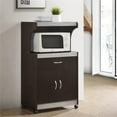 thumbnail image 2 of Modern Indoor Furniture Microwave Kitchen Cart, 2 of 5