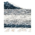 thumbnail image 6 of Unique Loom Hygge Shag Collection Area Rug - Gradient (2' 2" x 6' Runner Blue/Beige), 6 of 7