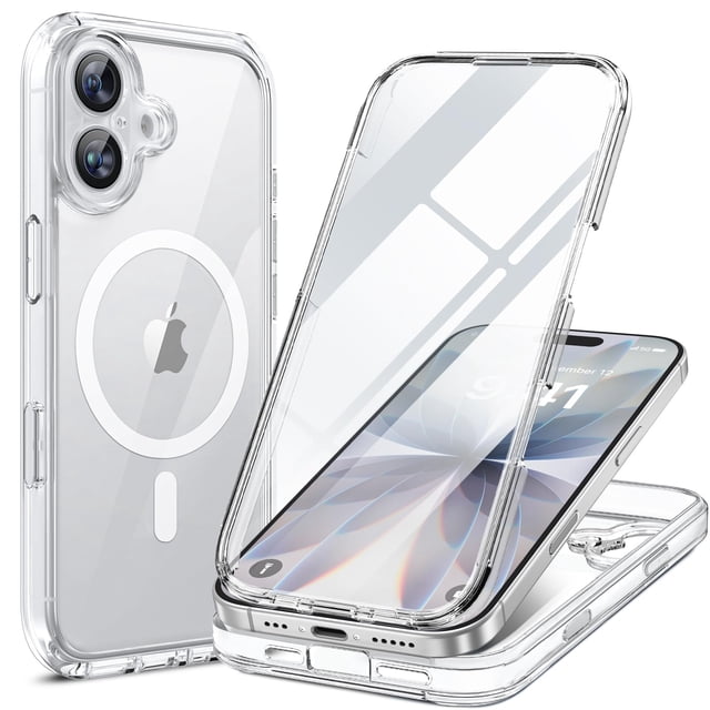 Funda Miracase para iPhone 17 de 6,3" con protección militar y diseño transparente