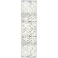 thumbnail image 2 of Maples Rugs Abstract Diamond Modern Distressed Non Slip Runner Rug For Hallway Entry Way Floor Carpet [Made in USA], 26 x 10, Neutral, 2 of 4