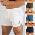 thumbnail image 4 of Txlixc Pantalones cortos de correr para hombres, pantalones de ejercicios de estiramiento respirables Txlixc  moda, 4 of 4