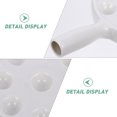 thumbnail image 3 of MasteelfCA 1pc Kitchen Ceramic Baking Dish Snail Storage Plate Escargots Plate with Handle, 3 of 8