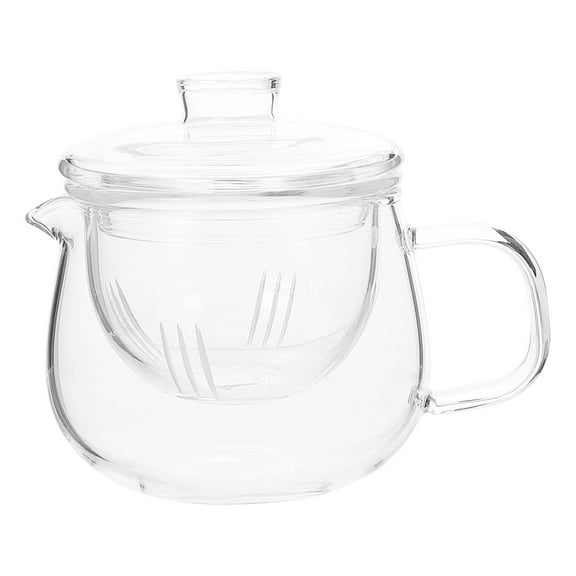 Youliang Glass Teapot Set with Removable Infuser, 10oz, Stovetop Safe