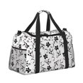 thumbnail image 2 of Easygdp Cute Cow and Milk Stains Bolsa de Gimnasio, Bolsa de Viaje Duffel, Bolsa de Fin de Semana con Compartimentos, Bolsa de Mano para Noche, 2 of 7