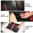 thumbnail image 5 of Tuqiang Car Seat Covers Leather Set for Acura for ZDX 2009-2013 Premium 5-Seater Interior Protectors with UV Resistance and Fade Protection with Pollow and Headrest Red, 5 of 7