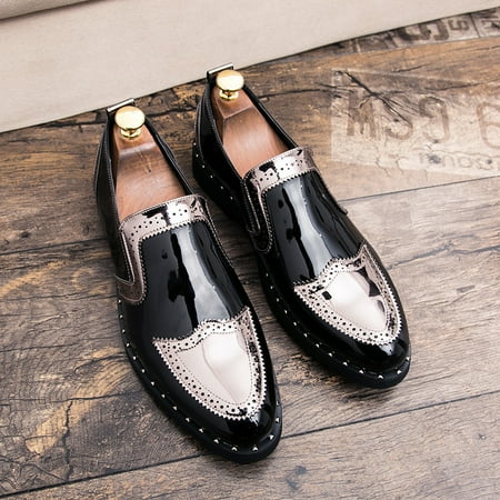 

England spring and summer large size city small shoes men‘s business Joker stylist generation of hair New