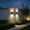 Black A, variant on AuroraX Motion Sensor Solar Wall Light Outdoor Solar Lights for Yard Decorative Waterproof Security Wireless LED Patio Garage Porch Lamp Black