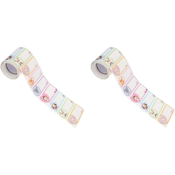 2 Pack Name Stickers Self Name tag Stickers Freezer Food Label Name tag Stickers Adhesive Tags: