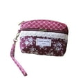 thumbnail image 1 of Maytalsory Portefeuille en Tissu Rural Léger, Motif en Toile durable Petit Sac à Petit style Rural Portefeuille Motif Rural pour Femmes Rouge Clair, 1 of 6
