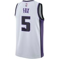 thumbnail image 3 of Unisex Nike De'Aaron Fox White Sacramento Kings Swingman Jersey - Association Edition, 3 of 3