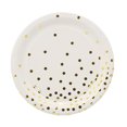 thumbnail image 4 of Mistaha Dishware Set Desserts Plate Set Dixie Cup Disposable Spots Gilding Environment Friendly For Home Office, 4 of 8