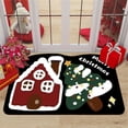 thumbnail image 5 of PONPRNGY Christmas Bath Mat for Bathroom Christmas Bathroom Blanket Non Slip Bathtub Blanket Bathroom Tub Shower Blanket Washable, 5 of 6