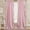 Blush Pink, variant on Pink Ruffle Curtains 52x84 Long 2 Panels for Girls Room, Scalloped Silky Satin Romantic Drapes, Light Filtering Privacy Shabby Chic Princess/Feminine Bedroom Window Decor