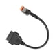 thumbnail image 5 of OBD2 Connector, Plug And Play 32cm/12.6in Brass ABS Diagnostic Cable 4Pin  For Motorcycle ANGGREK Diagnostic Adapter, 5 of 8