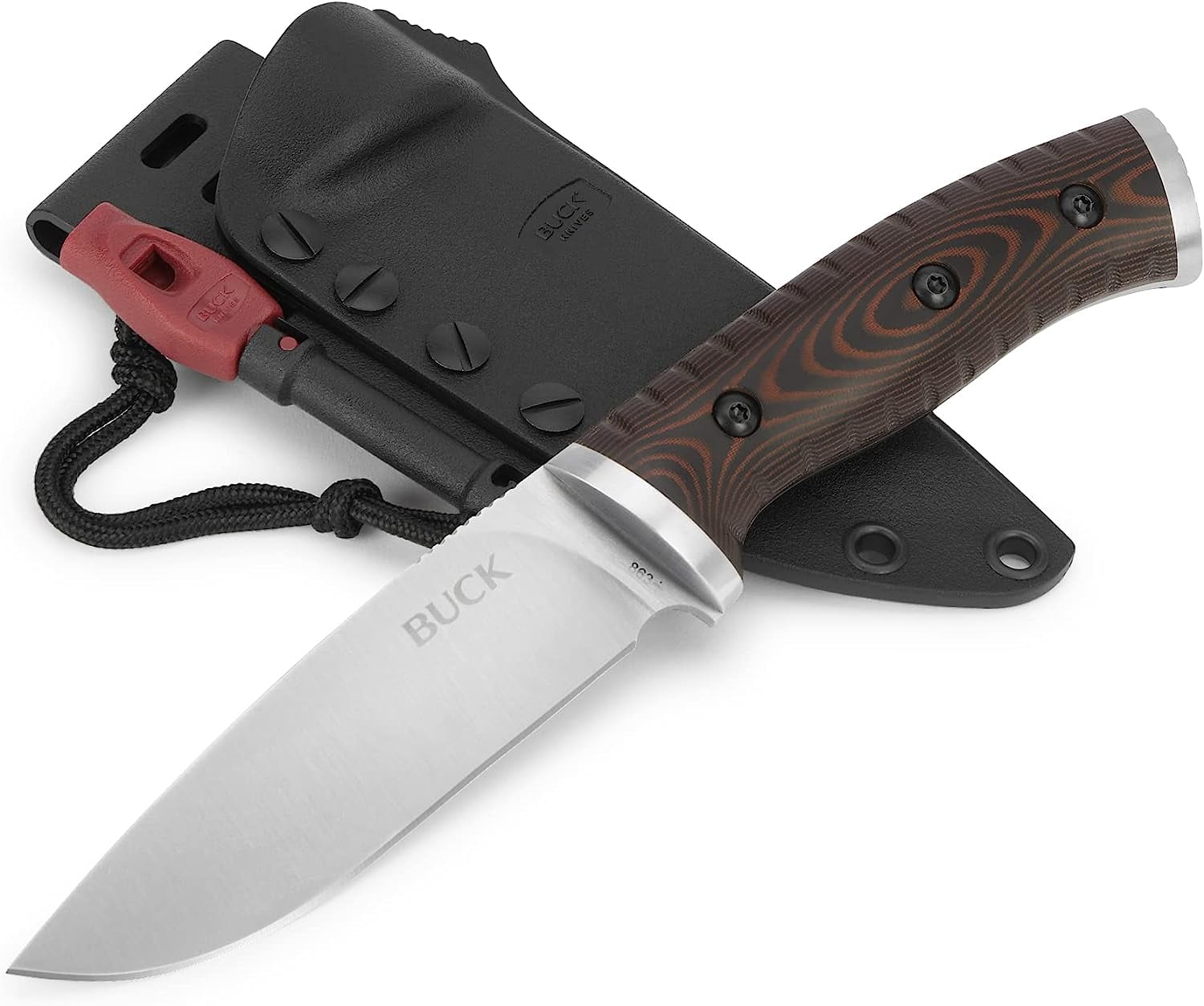 Buck Knives 863 Large Selkirk Fixed Outdoor Knife, Sheath with Fire Starter & Whistle, 7.6 oz