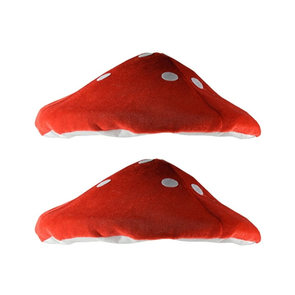 2 unids sombreros de hongos niños sombreros de hongos traje sombrero sombrero divertido decoración sombrero