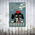 thumbnail image 4 of Gift for Dachshund Lovers Easily Distracted by Dogs Coffee Shop Wall Art Dog, Home Decor Antique Metal Signs for Bar Kitchen, Nostalgic Decor-8x12inch(20x30cm), 4 of 5