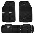 thumbnail image 2 of FH Group Universal Fit  Flat Cloth Car Seat Covers, Full Set w/ Trimmable Rubber Floor Mats, 2 of 8
