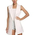 thumbnail image 1 of Womens Sleeveless Blazers Coat Long Suit Vest Open Front Vest, 1 of 2