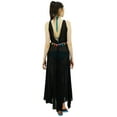 thumbnail image 2 of Bimba Sheer Georgette Beach Swim Wear Coverup Maxi Long Shrug Top With Pom Poms, 2 of 9