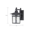thumbnail image 2 of Nuvo Lighting 60/4953 Cove Neck 1 Light 11-3/4" Tall Outdoor Wall Sconce Wi - Black, 2 of 4