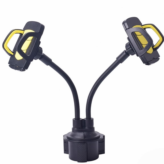 SDFGTstore Double Phone Stand 360° Rotatable Height Adjustable Universal Cradle Durable