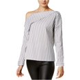 thumbnail image 2 of Blusa de Un hombro bar III Mujer Rayas Blanca Pequeña, 2 of 2