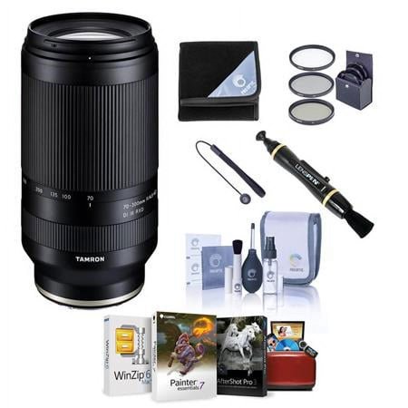 UPC: 0192223160804 | 70-300mm f/4.5-6.3 Di III RXD Lens for Sony E  Bundle with ProOptic 67mm Filter Kit  Lens Wrap  Lens Cap Tether  Cleaning Kit  Mac Software Kit  Lens Cleaner