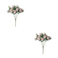 thumbnail image 4 of Ramo de flores artificiales Billuyoard de Rosa de eucalipto para Arreglos de fiesta, 4 of 6