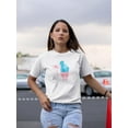thumbnail image 2 of Cute Cartoon Lovely Cactus Shaped T-Shirt Women -Image by Shutterstock, Female 3X-Large, 2 of 4