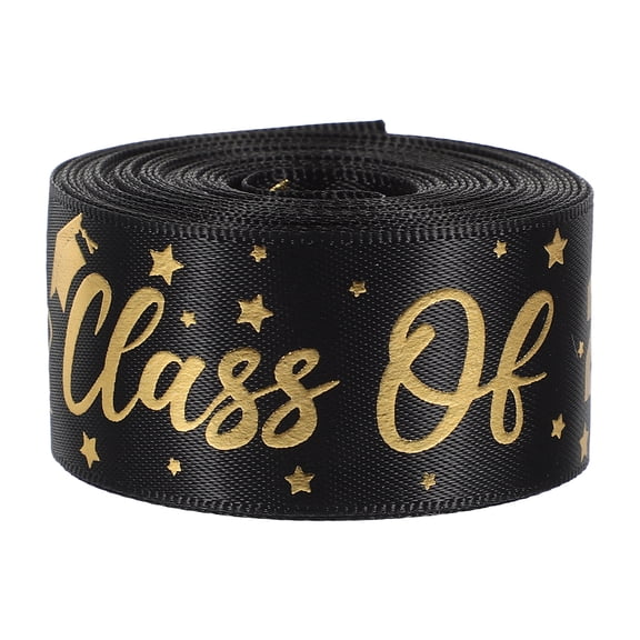 Raindrops Graduation Packaging Tape with Congrats Ribbon for Wrapping, Celebrations, and Party Decorations