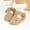 Khaki, variant on Lilgiuy Baby Girl Boy Sandals Casual Hollow Out Breathable Summer Outdoor Soft Sole Shoes Toddler First Walking Shoes for 0-15 Months