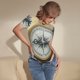 thumbnail image 3 of Fotbe Magnetic Old Compass On World Map Body de Mujer con Cuello Redondo y Mangas Cortas, Sin Mangas Ajustado, Suave, Cómodo y Básico-Large, 3 of 7