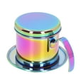 thumbnail image 2 of Colorful Vietnamese Coffee Pot Hand Make Coffee Drip Pot Coffee Filter for Home Cafe Xemplaro, 2 of 8
