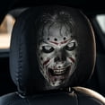 thumbnail image 4 of Ghost Face Headrest Covers For Cars, Dark Creepy Horror Graphic Elastic Head Rest Cover, Perfect Halloween Holiday Car Decoration (1PCS), 4 of 6