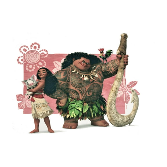 Whimsical Practicality's Moana Edible Icing Image Cake Topper-8 inch Round or Larger
