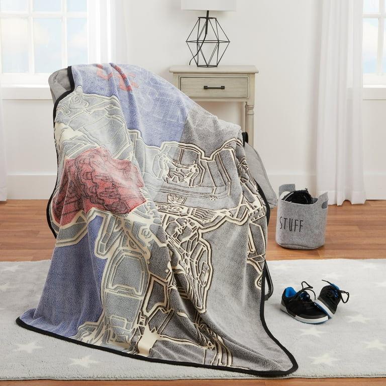 Coperta Morbida In Micro Raschel Northwest - Transformers Hasbro 'Be Alert' - 46x60 Poliestere