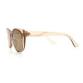 thumbnail image 6 of Women Chic Mod Oversized Cat Eye Designer Fashion Sunglasses Clear Beige - Brown, 6 of 7