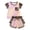 A52-Pink, variant on XZNPDUCQ Toddler Kid Girl Outfits Clothes Ruffle Short Sleeve Floral T-Shirt Top Summer Shorts Short T-shirt Sets 1-2 Years Pink