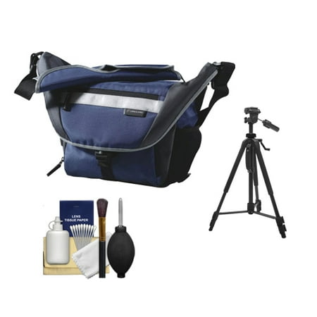 Vanguard Sydney 22 Messenger Digital SLR Camera Bag/Case (Blue) + Tripod Kit for Canon, Nikon, Olympus, Panasonic, Fuji & Sony Alpha Cameras Vanguard Sydney 22 Messenger Digital SLR Camera Bag/Case (Blue) + Tripod Kit for Canon, Nikon, Olympus, Panasonic, Fuji & Sony Alpha Cameras