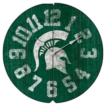 Glass Ncaa Clock - Imperial International NCAA Round Clock