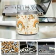 thumbnail image 6 of Yayeee Ashtray with Lid for Cigarette Smokeless Stainless Steel Home Ash Holder, Retro Rainbow, 6 of 7