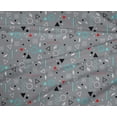 thumbnail image 4 of oneOone Polyester Lycra Light Gray Fabric Geometric Sewing Craft Projects Fabric Prints By Yard 56 Inch Wide-E2C, 4 of 4