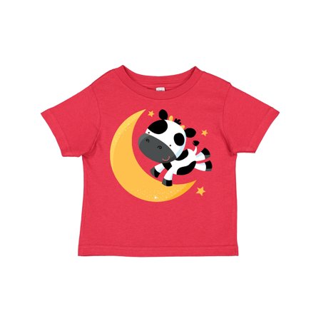 

Inktastic Cow over the Moon Rhyme Gift Toddler Boy or Toddler Girl T-Shirt