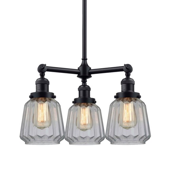 Innovations Lighting 207 Chatham Chatham 3 Light 24" Wide Chandelier - Bronze