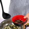 thumbnail image 6 of Uxcell Silicone Soup Spoon Ladle Kitchen Serving Utensil for Cooking Baking 11.6" Long Black, 6 of 7