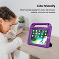 thumbnail image 4 of AVAWO Kids Case for iPad 9.7 2018/2017 & iPad Air 2 - [Built-in Screen Protector][Light Weight Handle] Shockproof Stand Case for iPad 9.7 inch 2018(6th Generation) / 2017(5th Gen) - Purple, 4 of 10